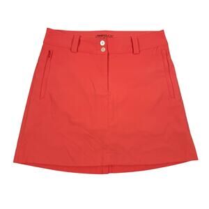 Nike Golf Skort Size 4 Coral Pink Dri-Fit Tour Performance Activewear Casual